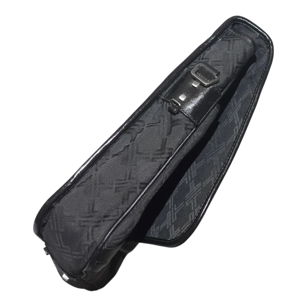 Tumi Signature Briefcase Laptop Bag Black No Strap Monogram No. 7611312504000000